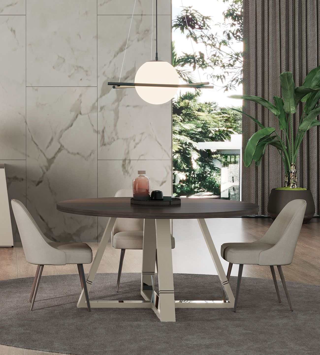 ✔ Mesa de Jantar | Graça Interiores Mesa de Jantar Lily, Mesas de jantar de diversos tamanhos e estilos à escolha
