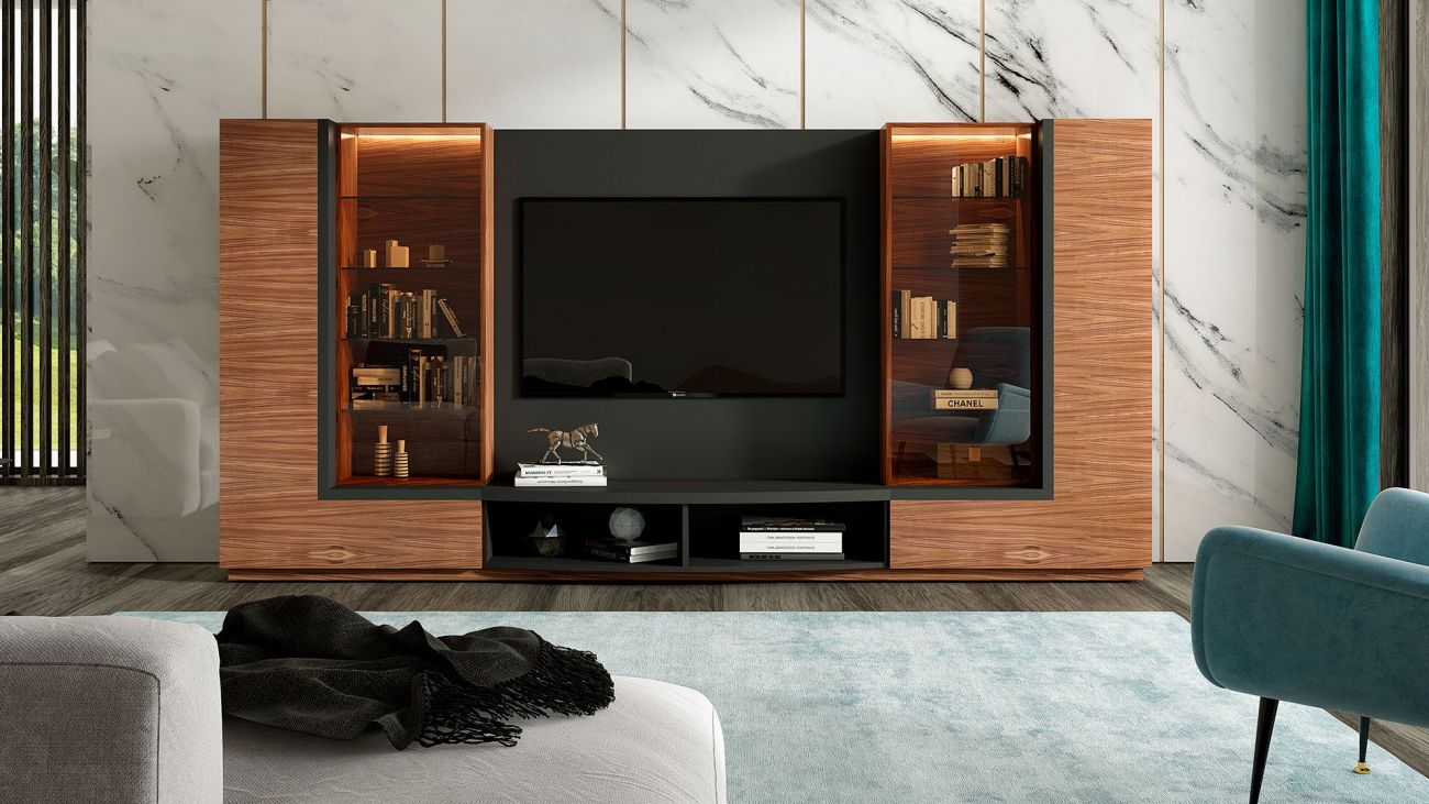 Estante TV April, Na Graça Interiores encontras diferentes ofertas de estantes TV para completar o teu espaço. Design moderno e funcional adaptados as tuas necessidades.