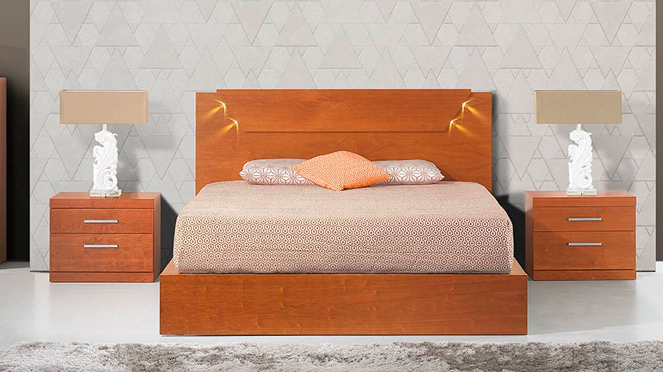 Cama Casal Mónaco Cerejeira, Camas de Casal de diversos estilos. Linha modernas e contemporâneas.