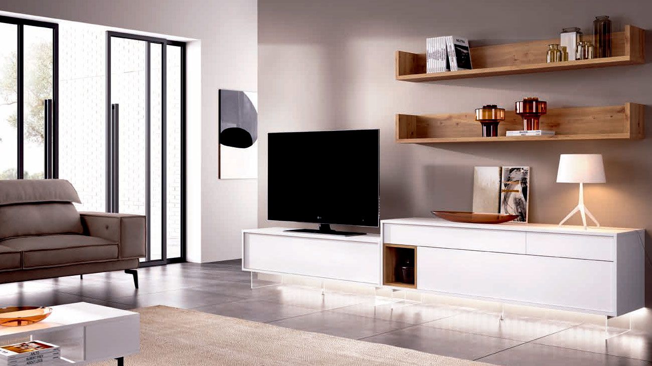 Estante TV Duo 12, Na Graça Interiores encontras diferentes ofertas de estantes TV para completar o teu espaço. Design moderno e funcional adaptados as tuas necessidades.