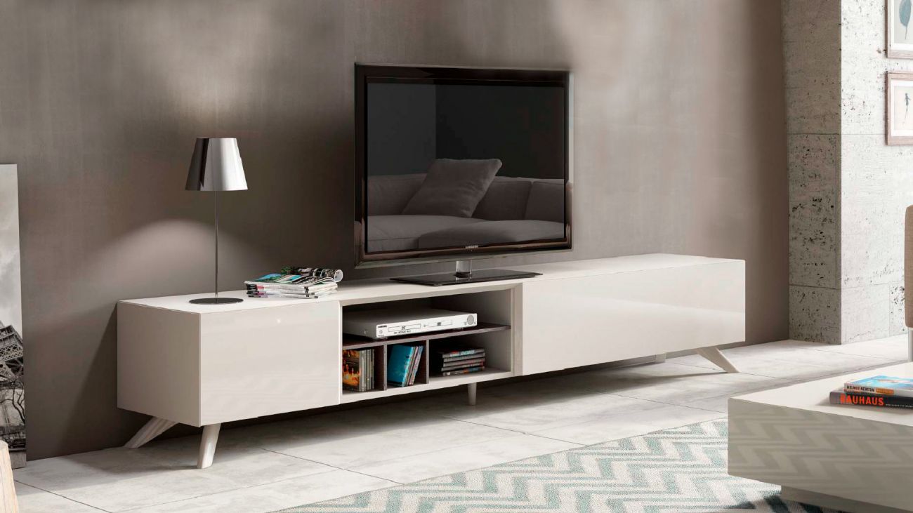 Estante TV GM304, Na Graça Interiores encontras diferentes ofertas de estantes TV para completar o teu espaço. Design moderno e funcional adaptados as tuas necessidades.