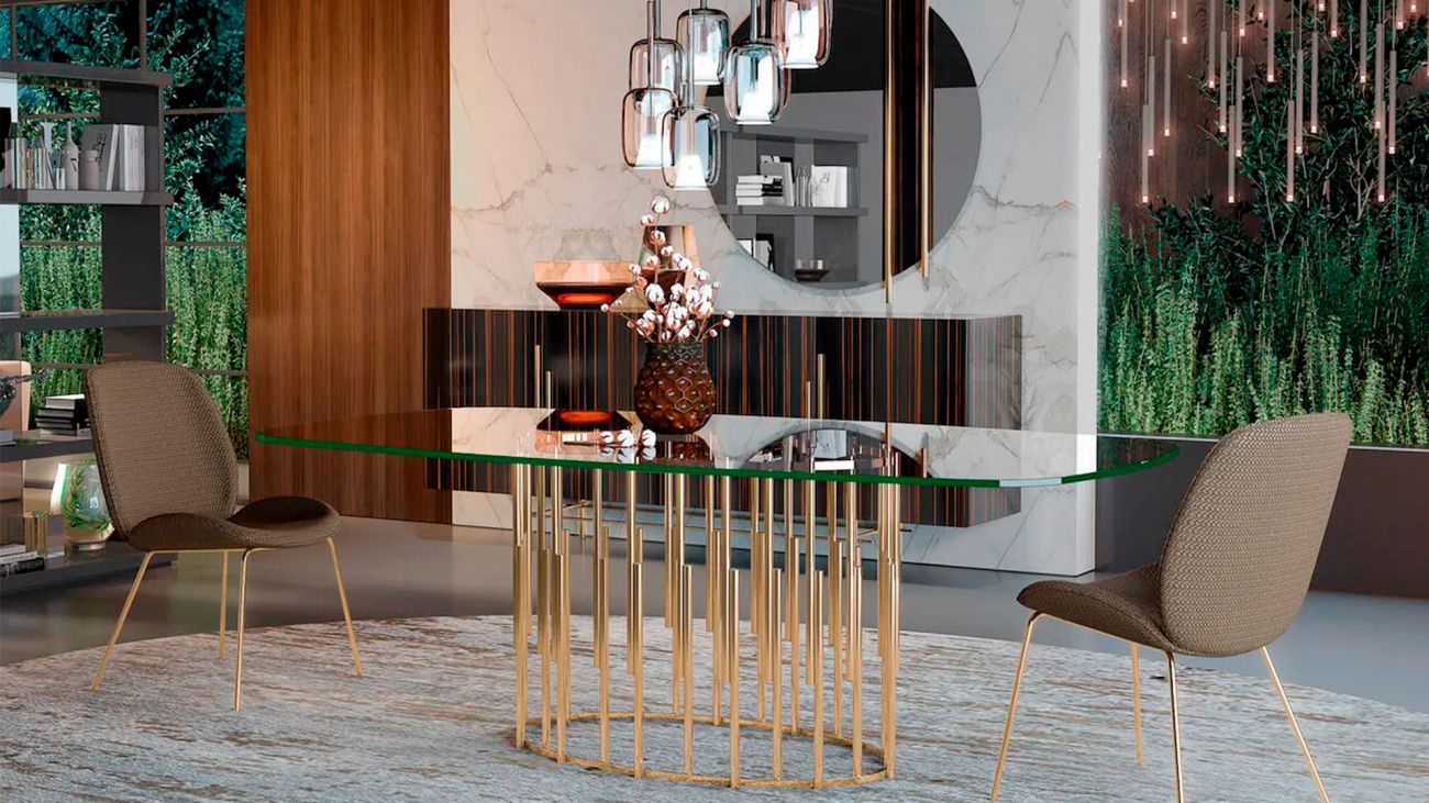 Mobiliario em stock Mesa de Jantar Ellender Oval, Produtos em liquidação Graça Interiores