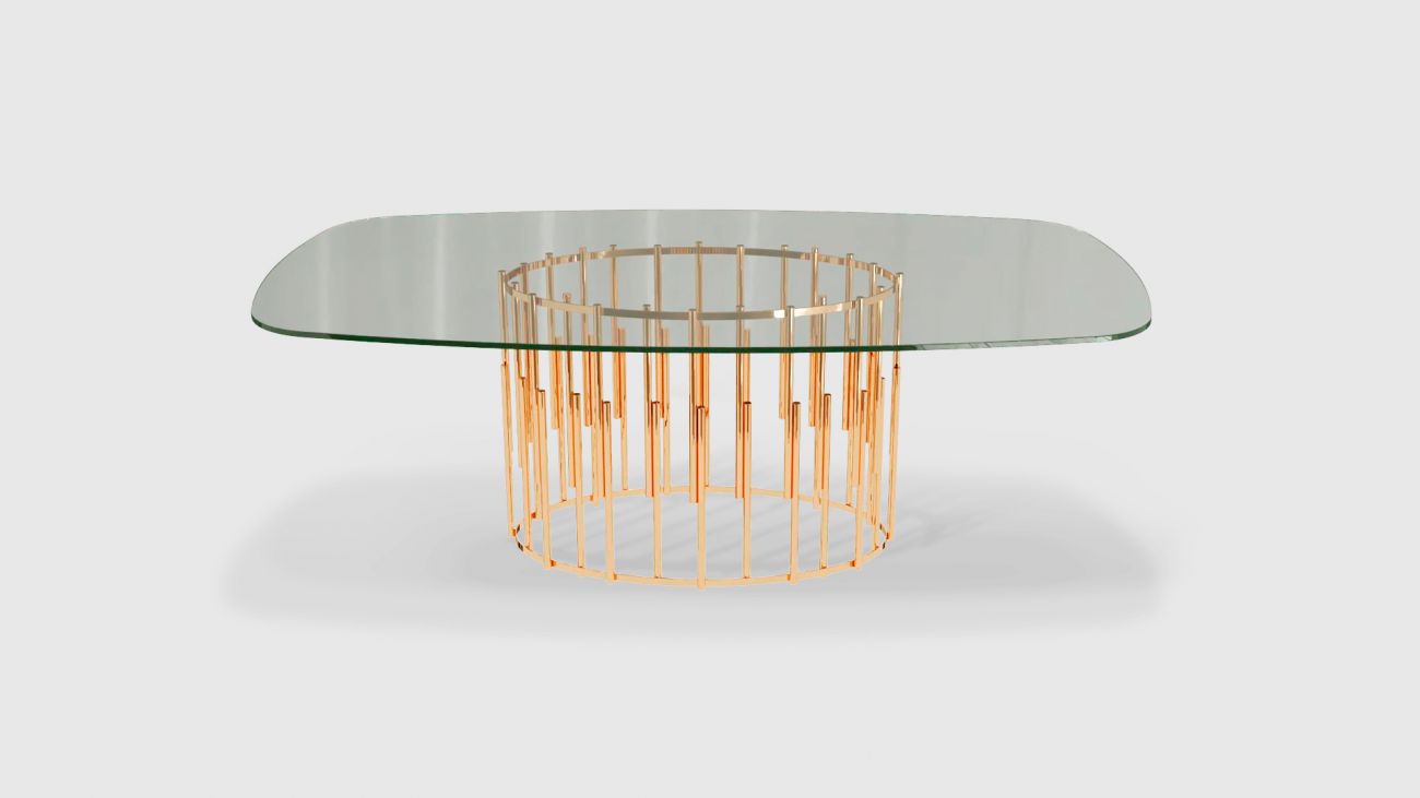 Mobiliario em stock Mesa de Jantar Ellender Oval, Produtos em liquidação Graça Interiores