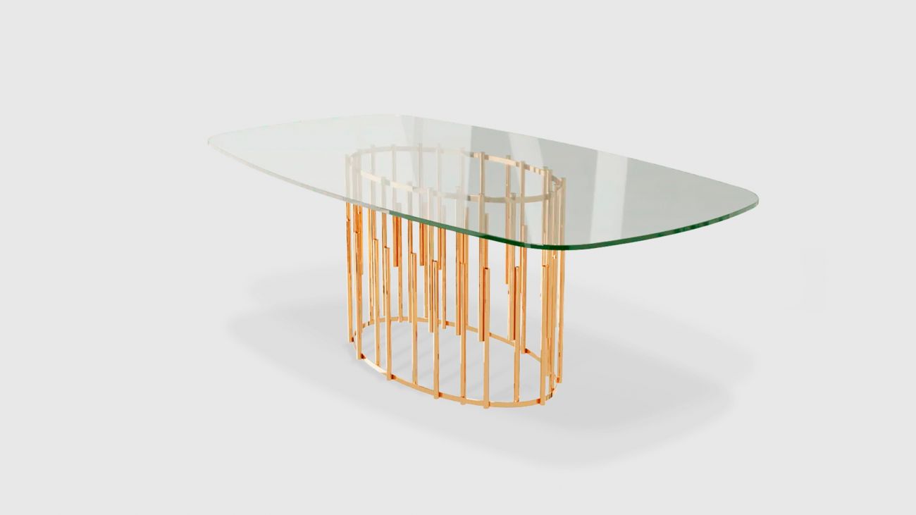 Mobiliario em stock Mesa de Jantar Ellender Oval, Produtos em liquidação Graça Interiores
