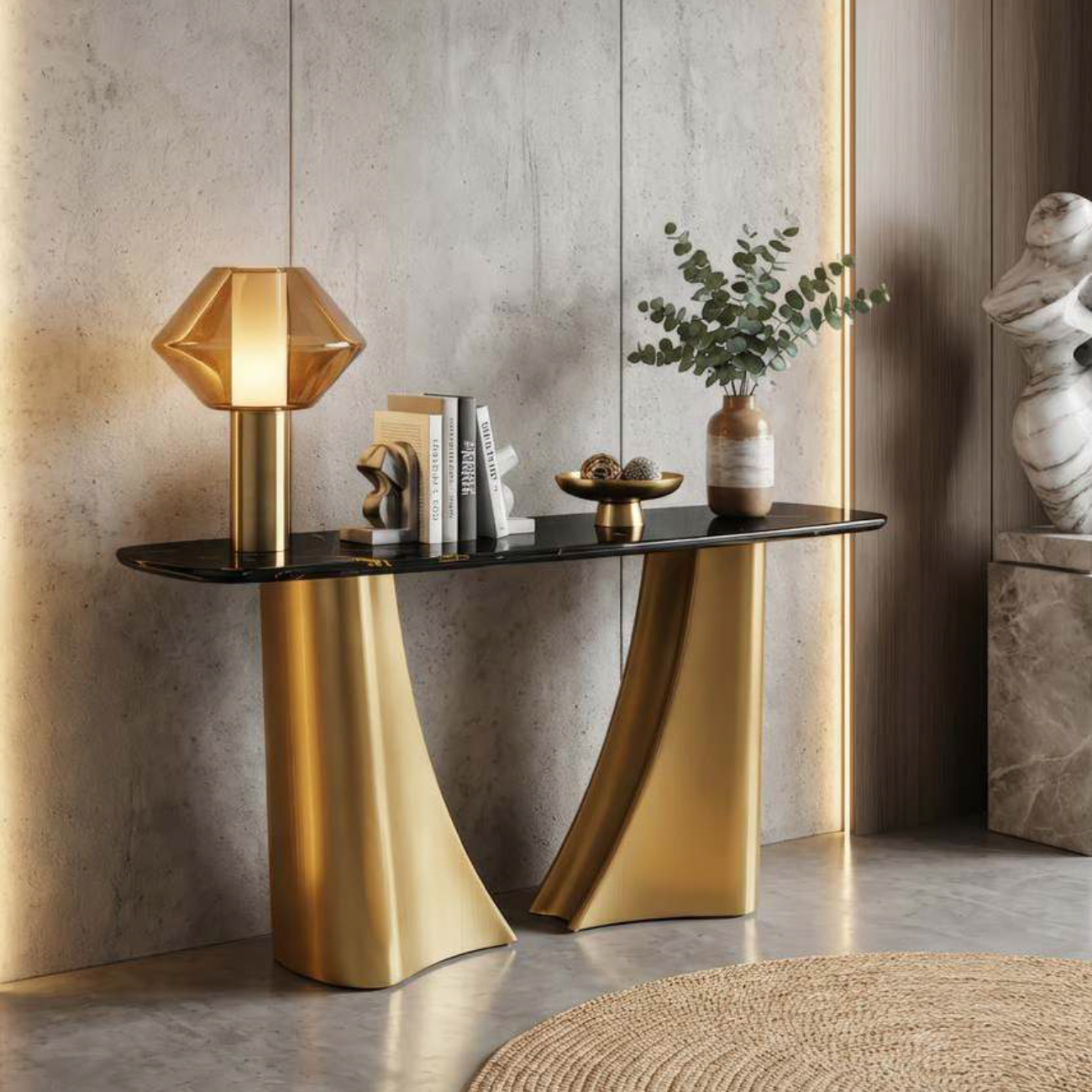 Consola Bronze, Hall Entrada e Consolas Graça Interiores