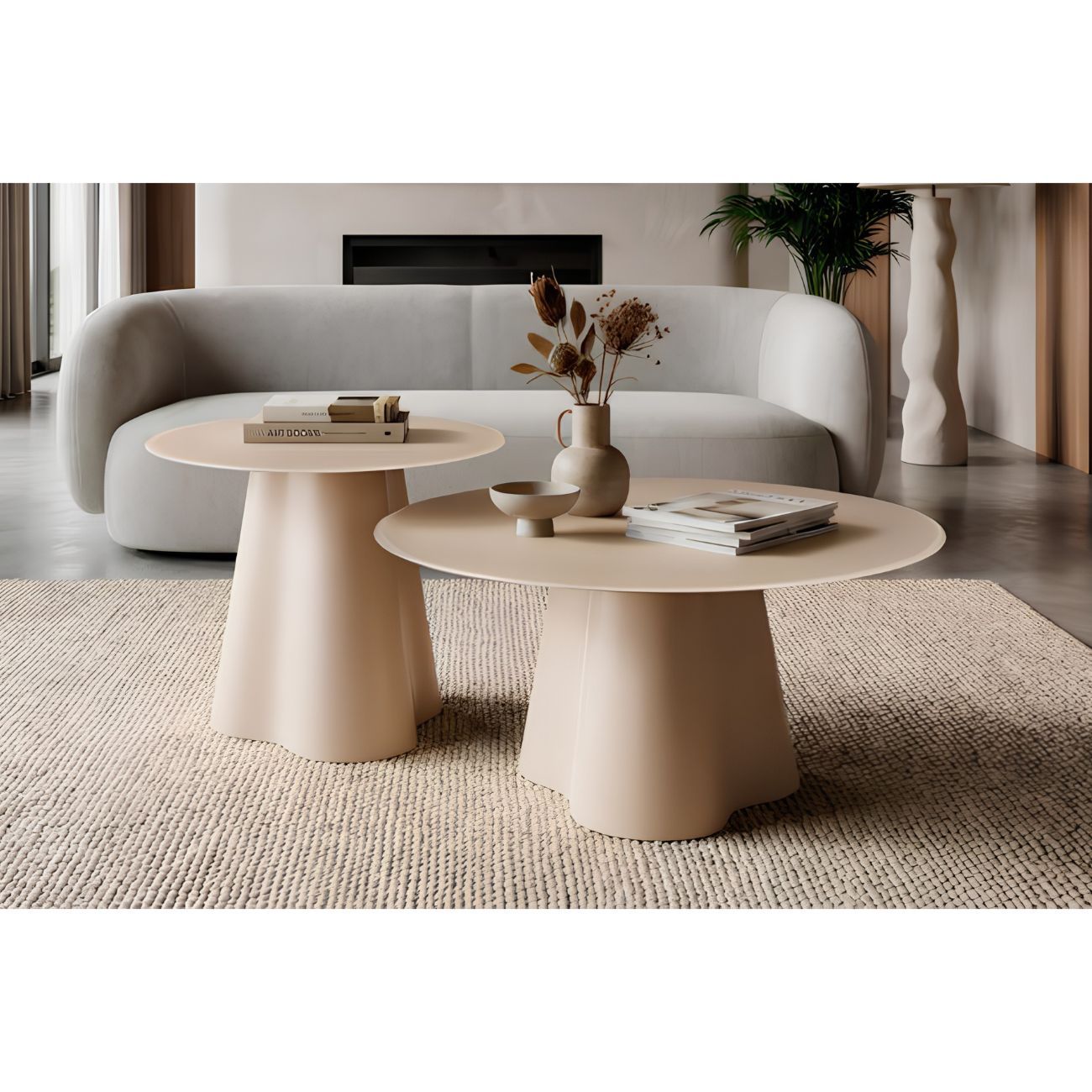 Mesa de Centro Margot l e ll, Salas de Estar Graca Interiores