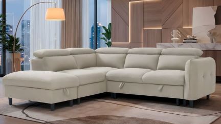 Sofá Chaise/Canto/Cama Filippa