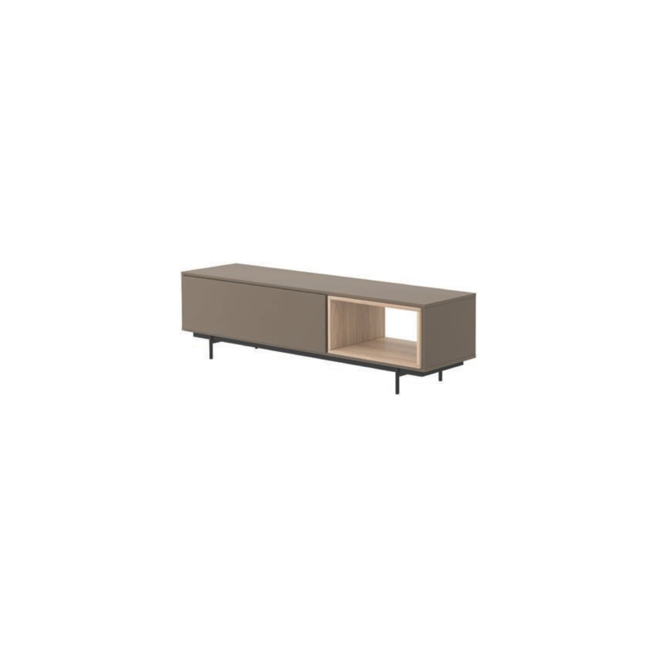 Base de TV Loma, Na Graça Interiores encontras diferentes ofertas de estantes TV para completar o teu espaço. Design moderno e funcional adaptados as tuas necessidades.