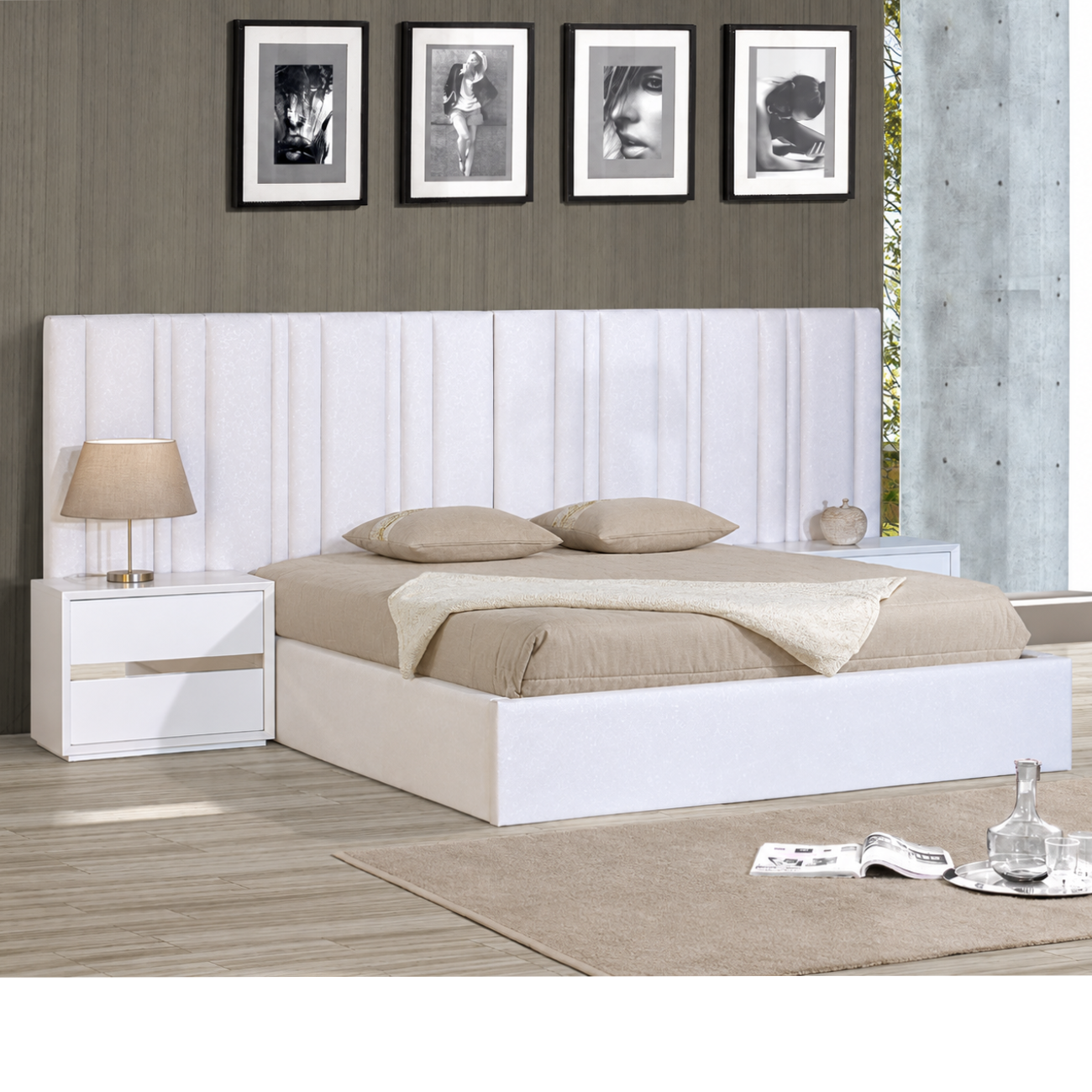 Cama Casal 042, Camas de Casal de diversos estilos. Linha modernas e contemporâneas.
