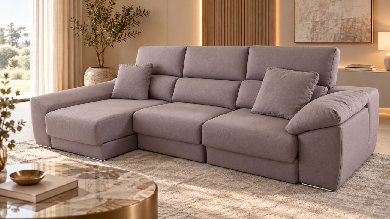 Sofá Chaise Arck, Sofa Chaise Longue Graca Interiores