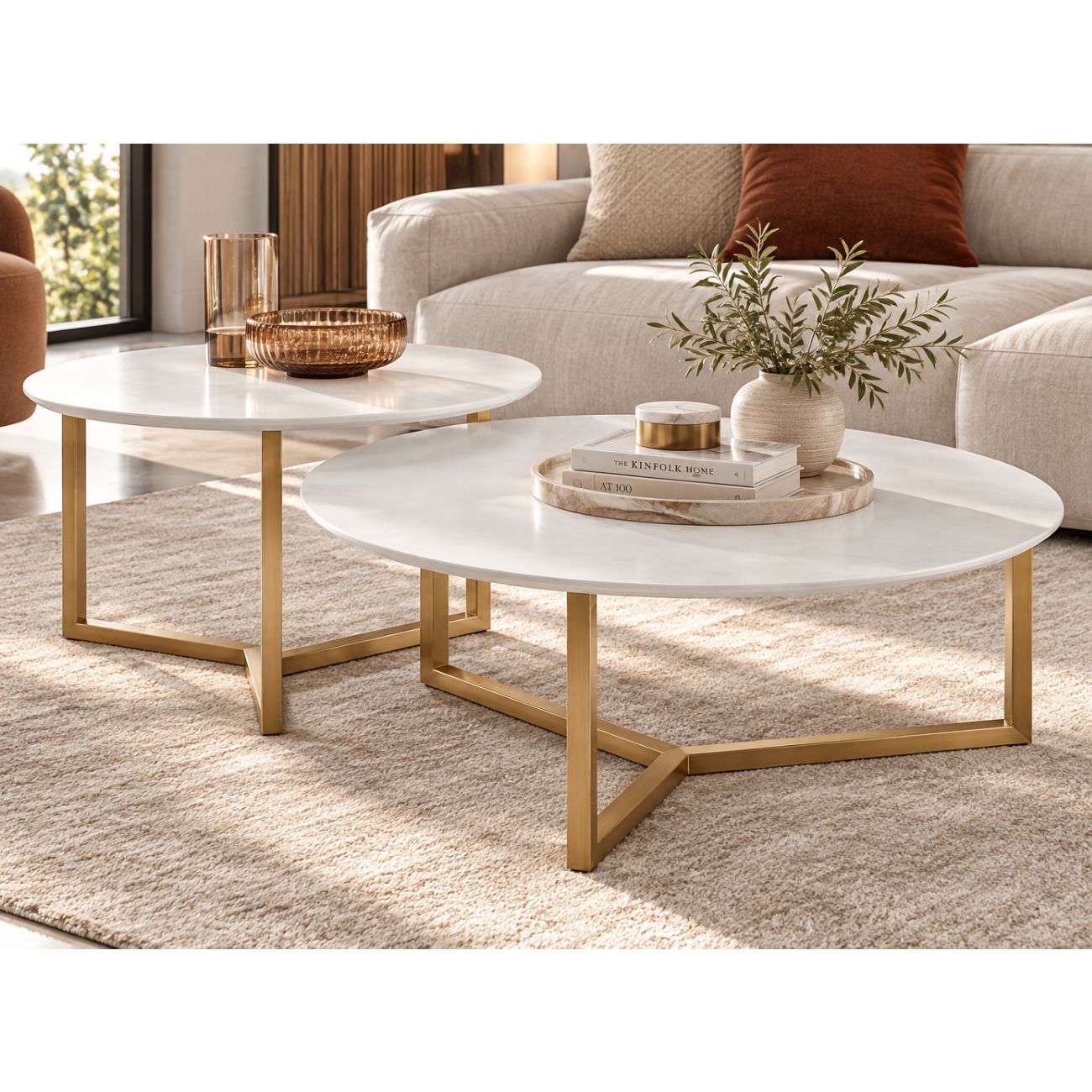 Mesa de Centro Graça, Mesas de centro cheias de Graça, de design moderno e apelativo