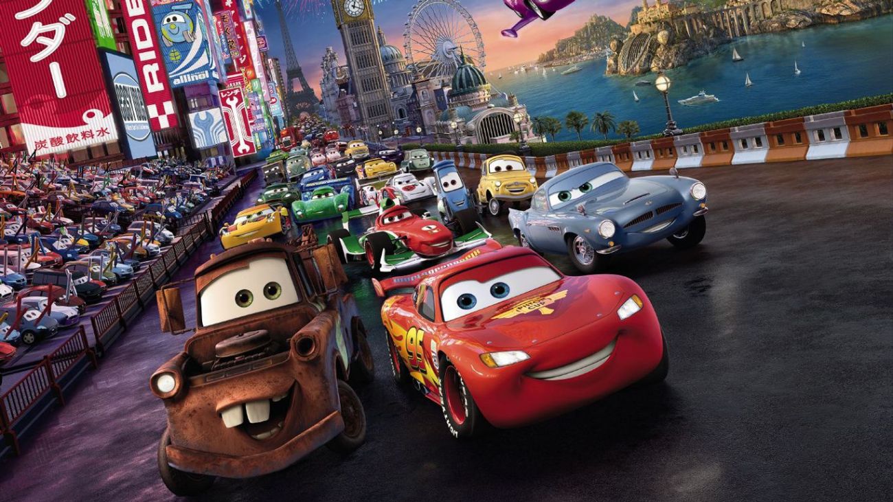 Poster Cars Race, Posters de Parede Disney Graca Interiores