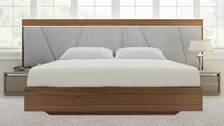 Cama Casal Ferrara, Camas Estofadas de vários estilos e opções de acabamentos.