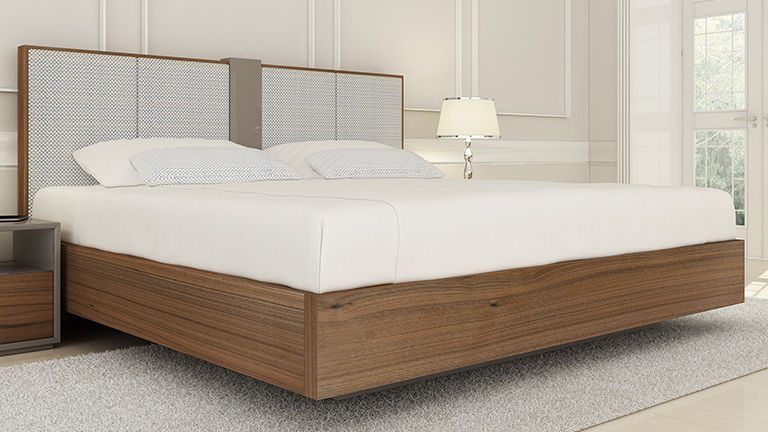 Cama Casal Kobe, Camas Estofadas de vários estilos e opções de acabamentos.