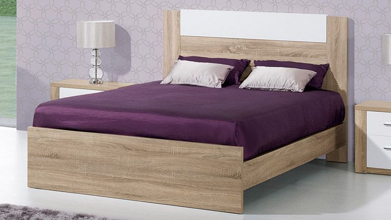 Cama de Casal Simples Paris Carvalho Natura, Camas de Casal de diversos estilos. Linha modernas e contemporâneas.