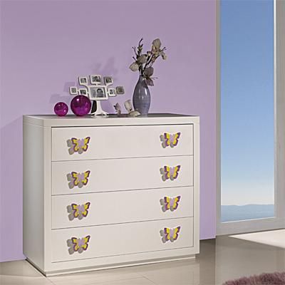 Quarto Juvenil Butterfly, Quartos coloridos personalizáveis e adaptáveis às necessidades da criança
