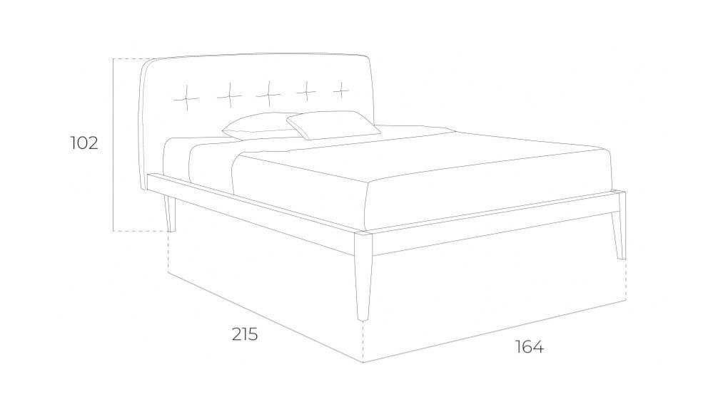 Cama Casal Horus, Camas de Casal de diversos estilos. Linha modernas e contemporâneas.