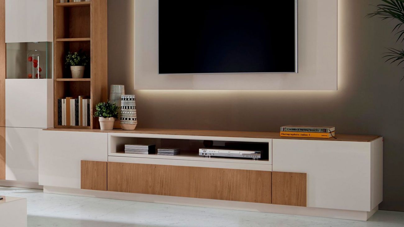 Composição TV Morgan 02, Na Graça Interiores encontras diferentes ofertas de estantes TV para completar o teu espaço. Design moderno e funcional adaptados as tuas necessidades.