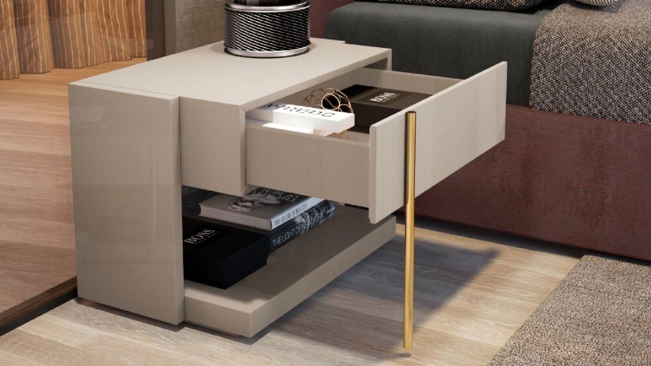 Mesa de Cabeceira Ellender 1G, Mesas de cabeceira para combinar com a mobília do teu quarto.