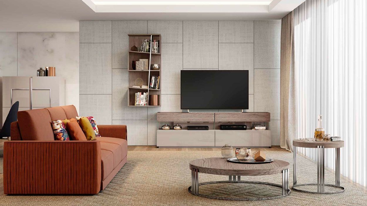 Composição TV Cardo, Na Graça Interiores encontras diferentes ofertas de estantes TV para completar o teu espaço. Design moderno e funcional adaptados as tuas necessidades.