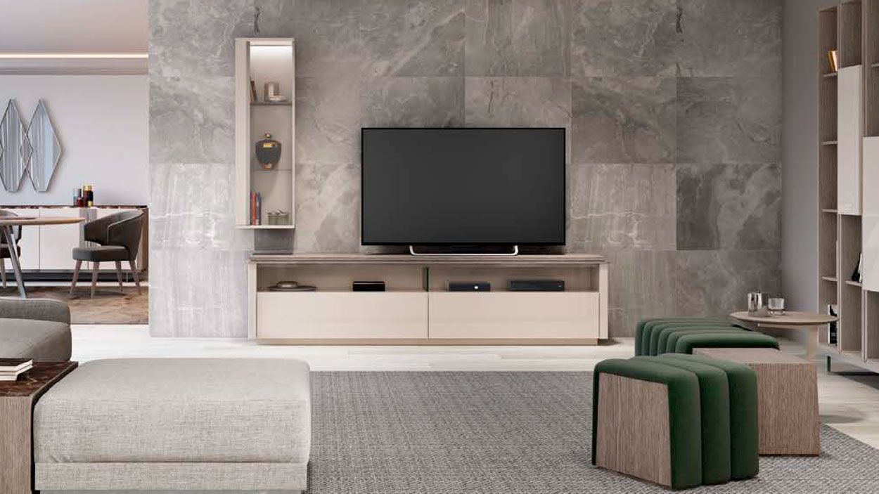 Composição TV Cart 02, Na Graça Interiores encontras diferentes ofertas de estantes TV para completar o teu espaço. Design moderno e funcional adaptados as tuas necessidades.