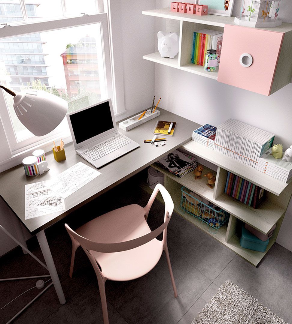 Quarto Juvenil H-302, Quartos coloridos personalizáveis e adaptáveis às necessidades da criança
