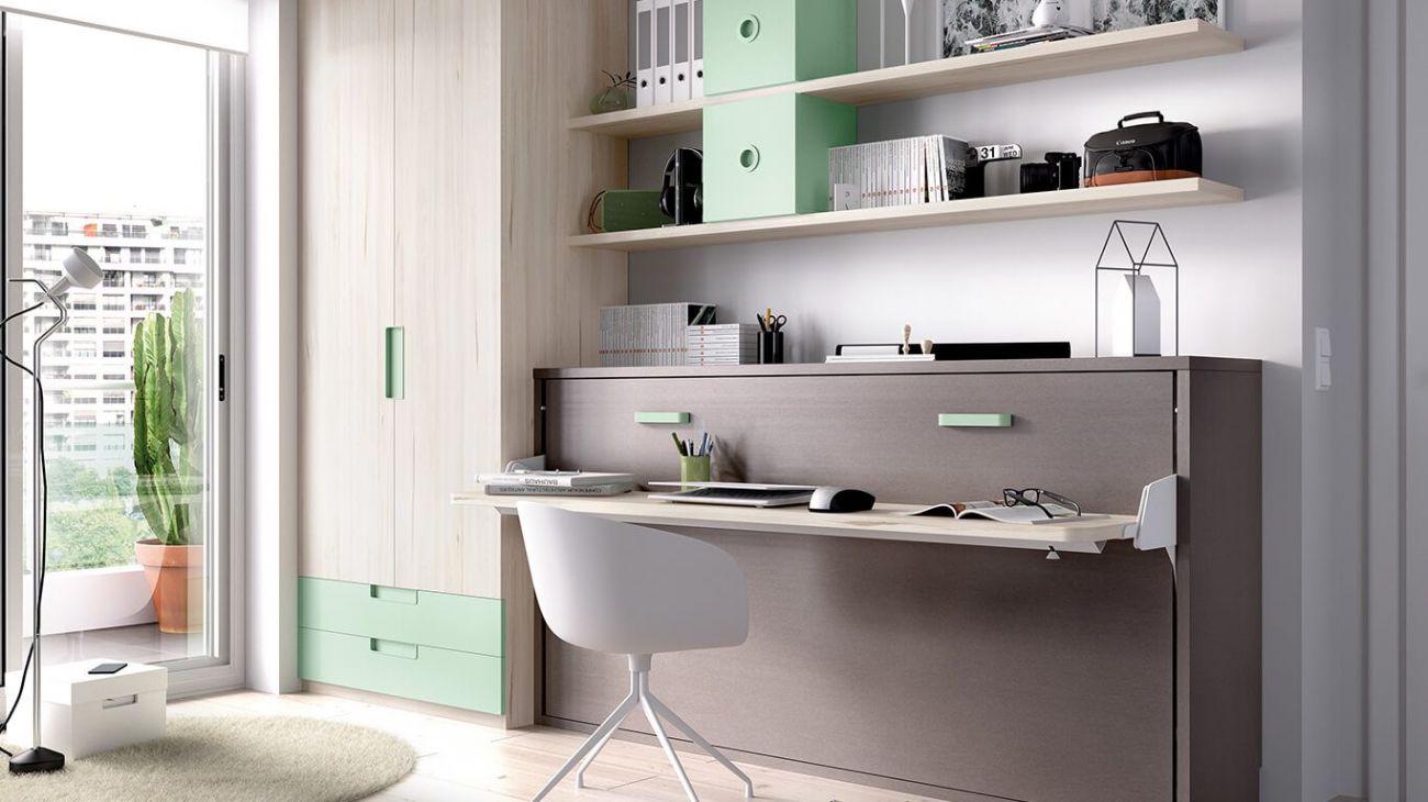 Quarto Juvenil H-405, Quartos coloridos personalizáveis e adaptáveis às necessidades da criança