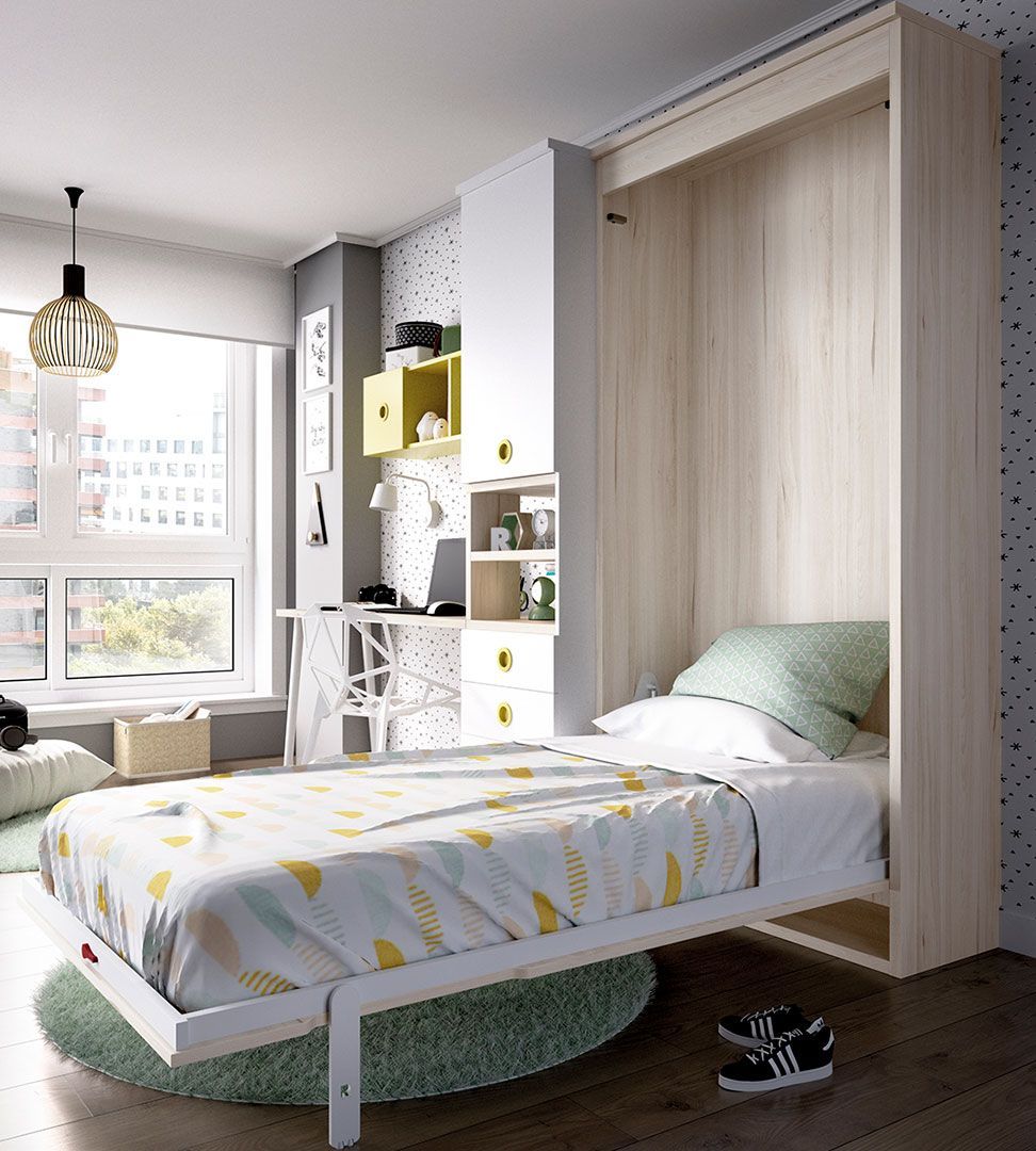 Quarto Juvenil H-407, Quartos coloridos personalizáveis e adaptáveis às necessidades da criança