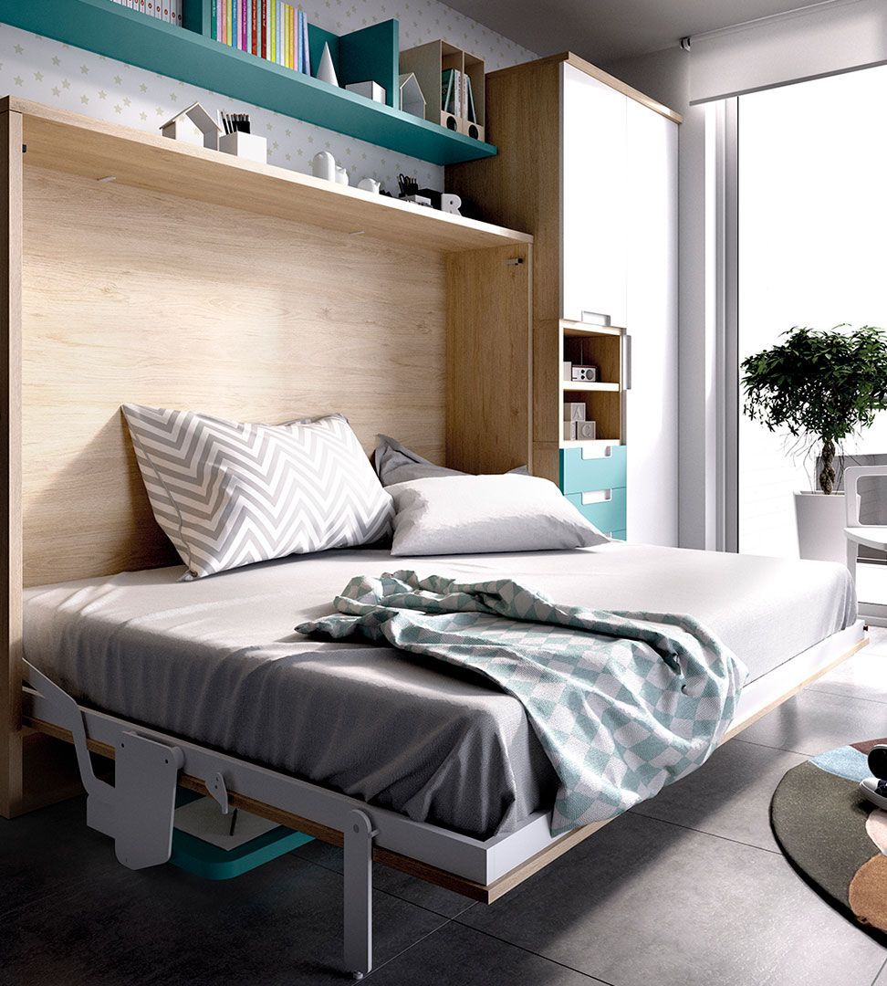Quarto Juvenil H-411, Quartos coloridos personalizáveis e adaptáveis às necessidades da criança