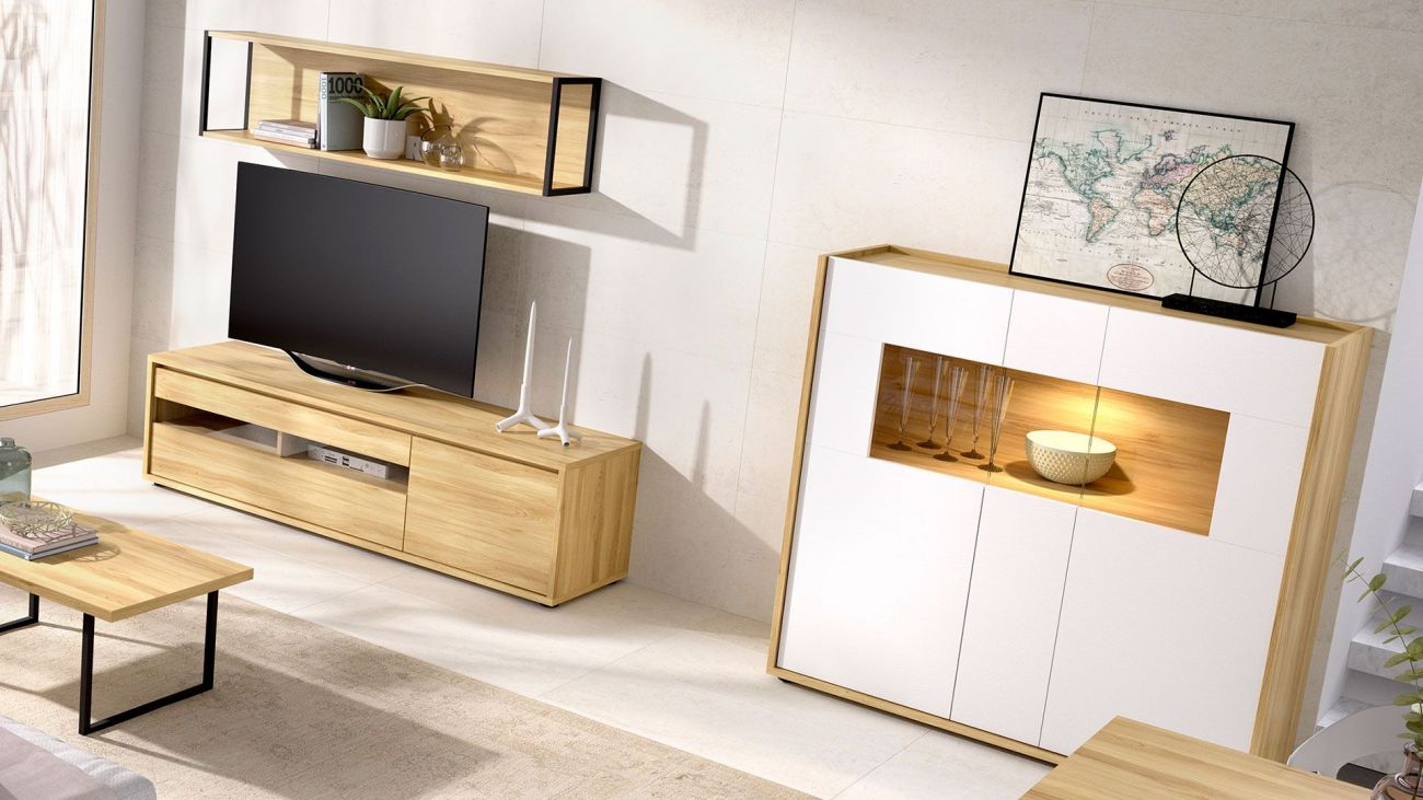 Estante TV Duo 38, Na Graça Interiores encontras diferentes ofertas de estantes TV para completar o teu espaço. Design moderno e funcional adaptados as tuas necessidades.